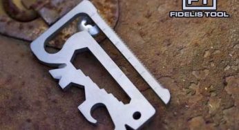 Мультитул Fidelis из титана с 12 функциями